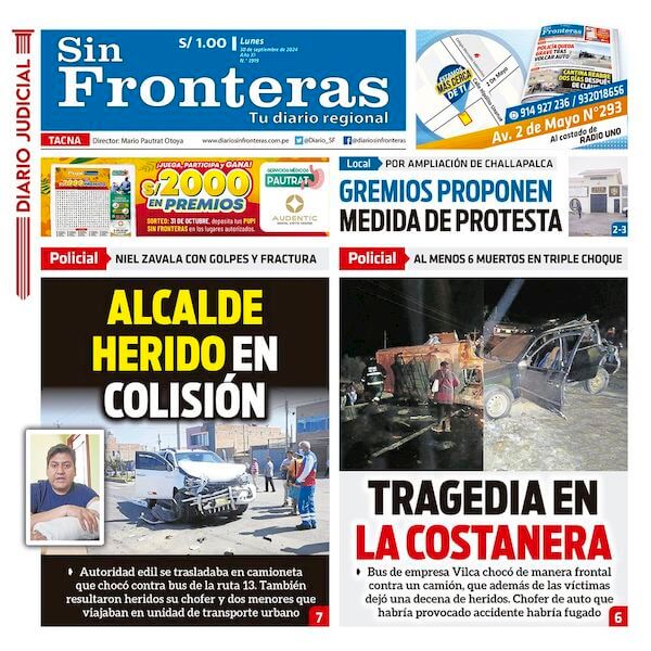 DIARIO SIN FRONTERAS TACNA