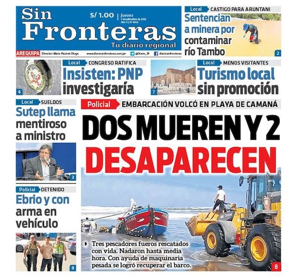 DIARIO SIN FRONTERAS AREQUIPA