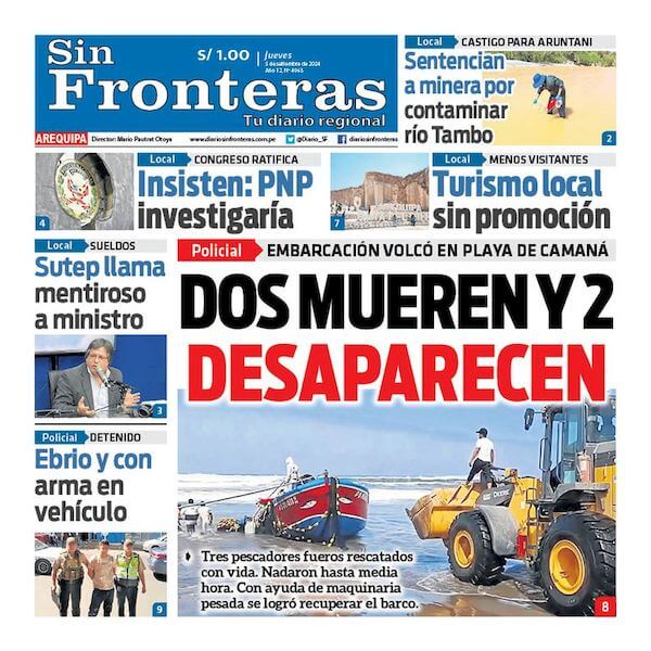 DIARIO SIN FRONTERAS AREQUIPA