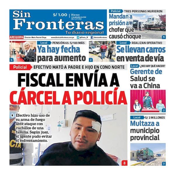 DIARIO SIN FRONTERAS AREQUIPA