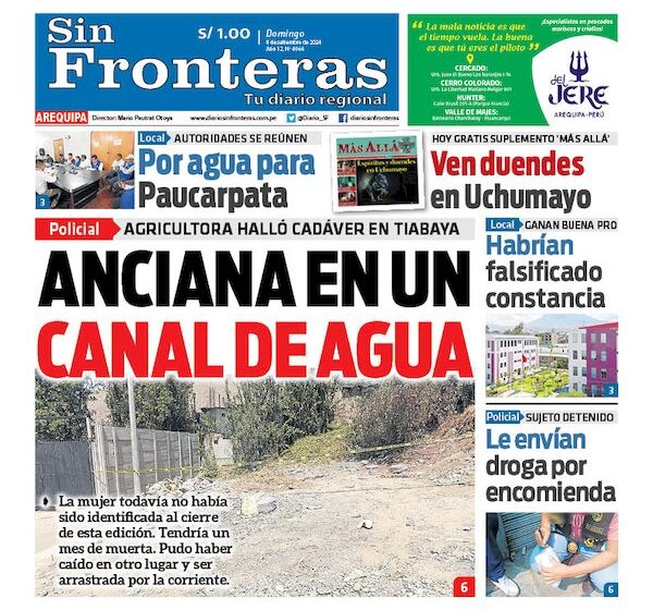 DIARIO SIN FRONTERAS AREQUIPA