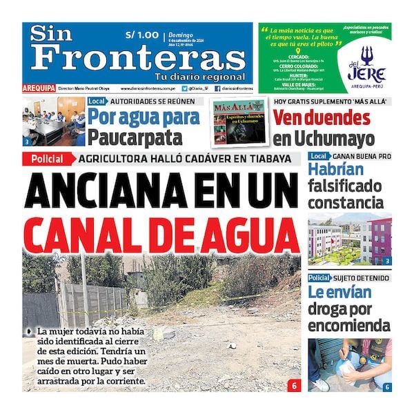 DIARIO SIN FRONTERAS AREQUIPA