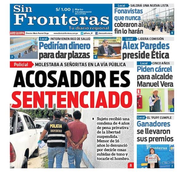  DIARIO SIN FRONTERAS AREQUIPA 10092024