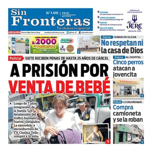 DIARIO SIN FRONTERAS AREQUIPA