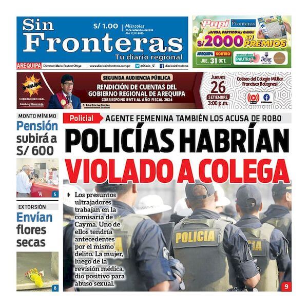 DIARIO SIN FRONTERAS AREQUIPA