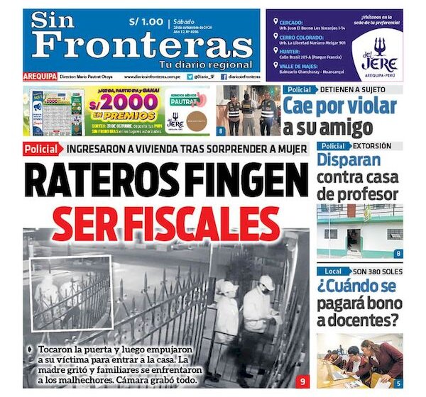 DIARIO SIN FRONTERAS AREQUIPA