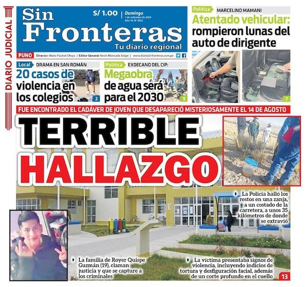 DIARIO SIN FRONTERAS PUNO