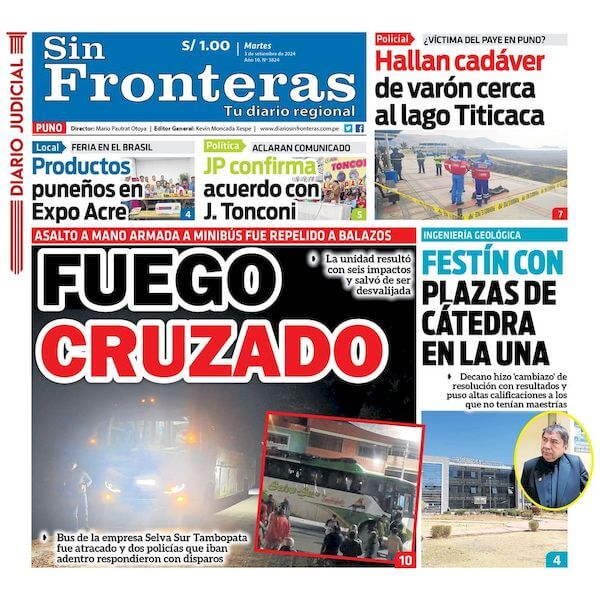 DIARIO SIN FRONTERAS PUNO