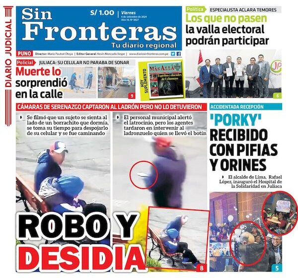  DIARIO SIN FRONTERAS PUNO 06092024