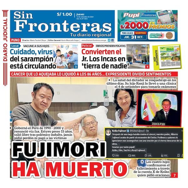 DIARIO SIN FRONTERAS PUNO