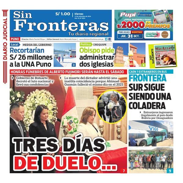 DIARIO SIN FRONTERAS PUNO