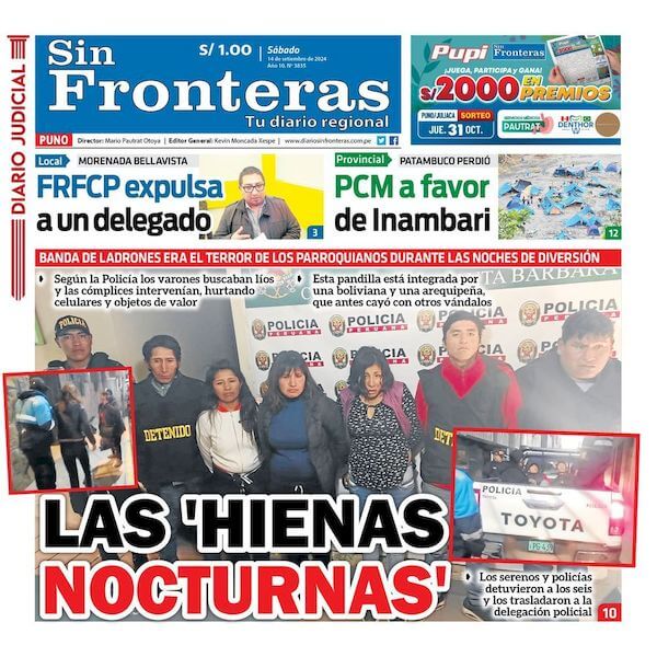 DIARIO SIN FRONTERAS PUNO