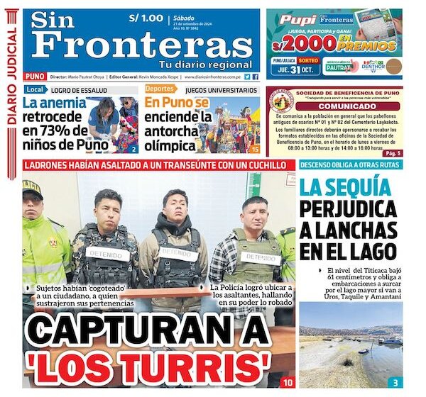 DIARIO SIN FRONTERAS PUNO