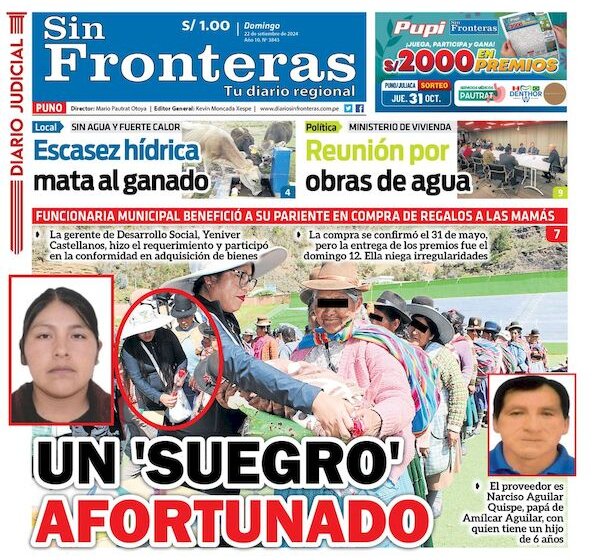 DIARIO SIN FRONTERAS PUNO