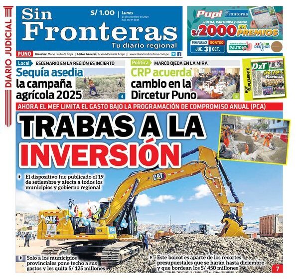 DIARIO SIN FRONTERAS PUNO