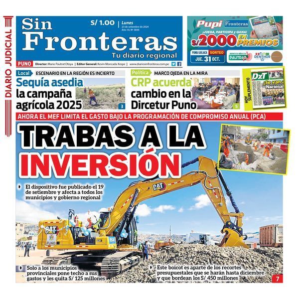 DIARIO SIN FRONTERAS PUNO