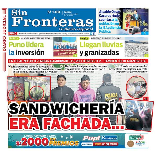 DIARIO SIN FRONTERAS PUNO