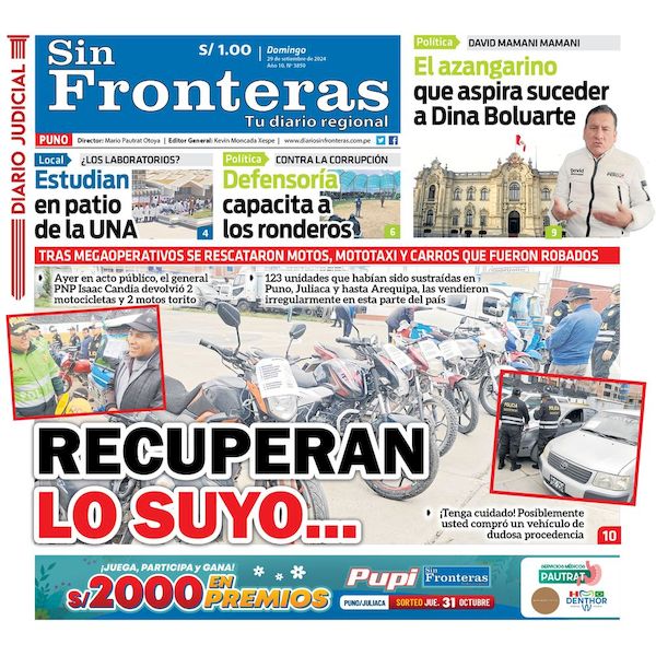 DIARIO SIN FRONTERAS PUNO