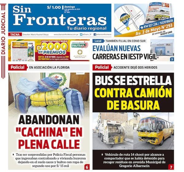 DIARIO SIN FRONTERAS TACNA