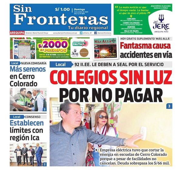 DIARIO SIN FRONTERAS AREQUIPA