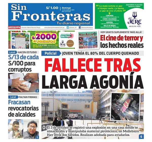 DIARIO SIN FRONTERAS AREQUIPA