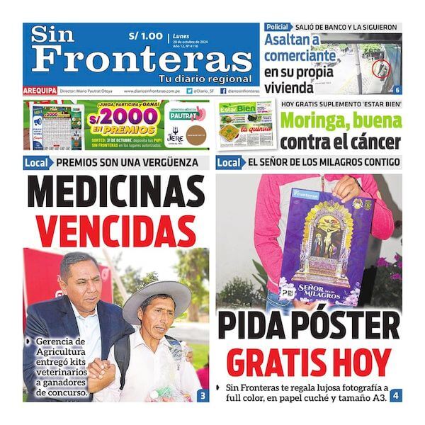 DIARIO SIN FRONTERAS AREQUIPA