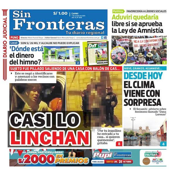 DIARIO SIN FRONTERAS PUNO