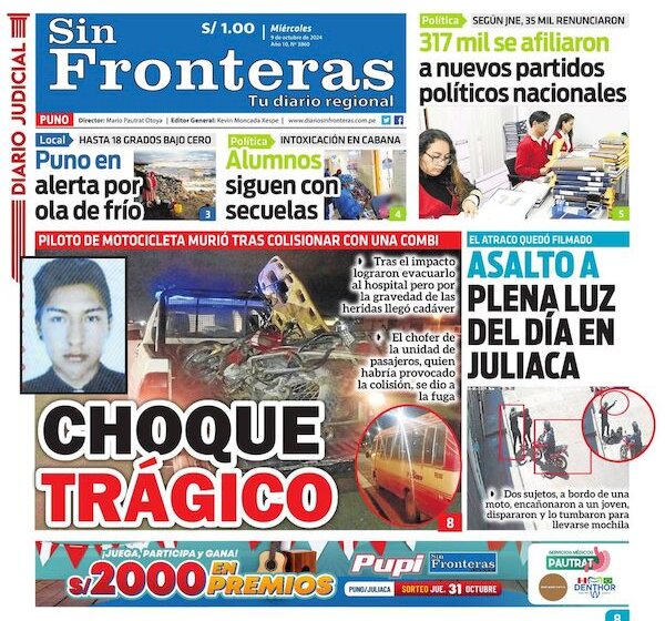 DIARIO SIN FRONTERAS PUNO