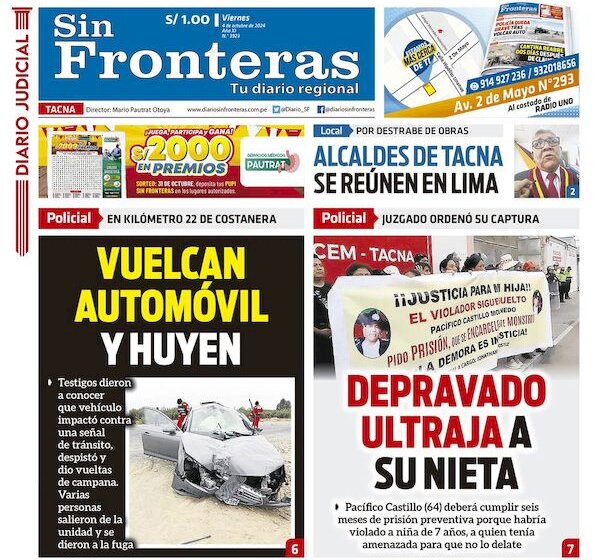  DIARIO SIN FRONTERAS TACNA  04102024