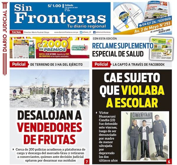 DIARIO SIN FRONTERAS TACNA