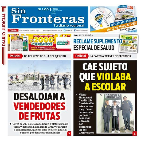 DIARIO SIN FRONTERAS TACNA