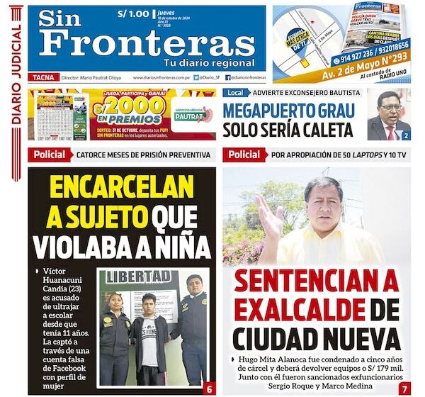 DIARIO SIN FRONTERAS TACNA