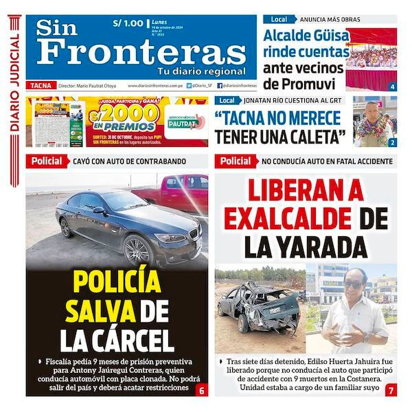 DIARIO SIN FRONTERAS TACNA