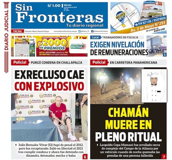 DIARIO SIN FRONTERAS TACNA