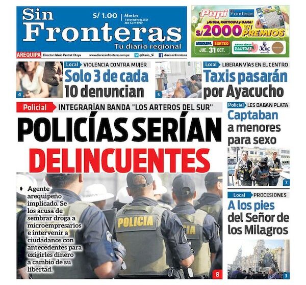 DIARIO SIN FRONTERAS AREQUIPA