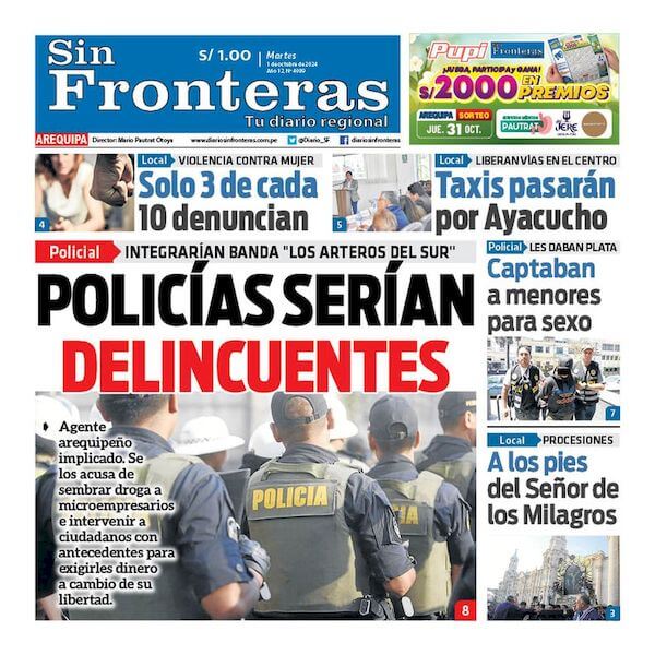 DIARIO SIN FRONTERAS AREQUIPA