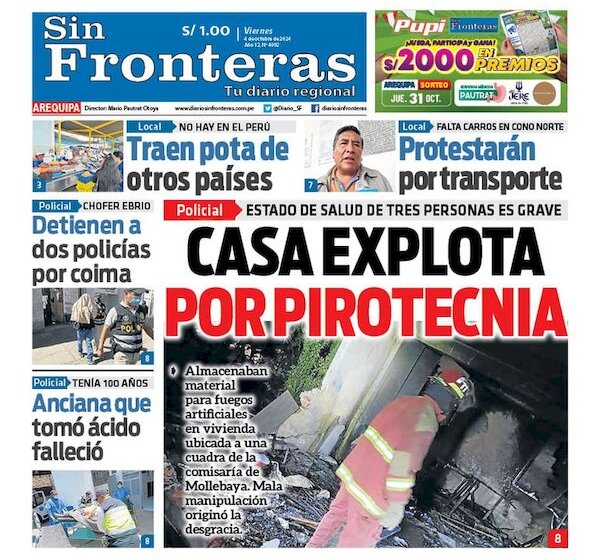  DIARIO SIN FRONTERAS AREQUIPA 04102024