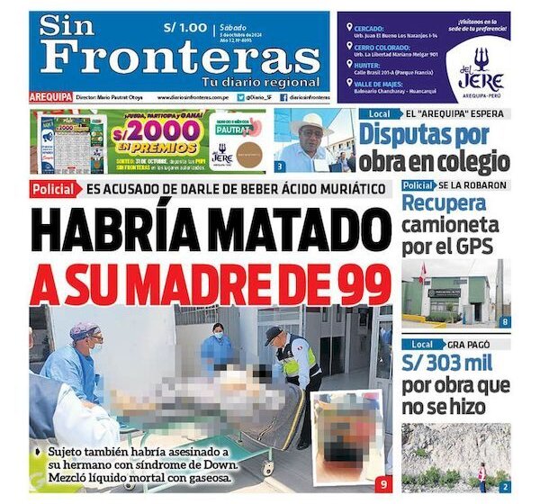  DIARIO SIN FRONTERAS AREQUIPA 05102024