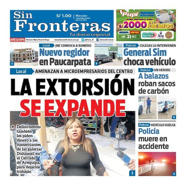 DIARIO SIN FRONTERAS AREQUIPA