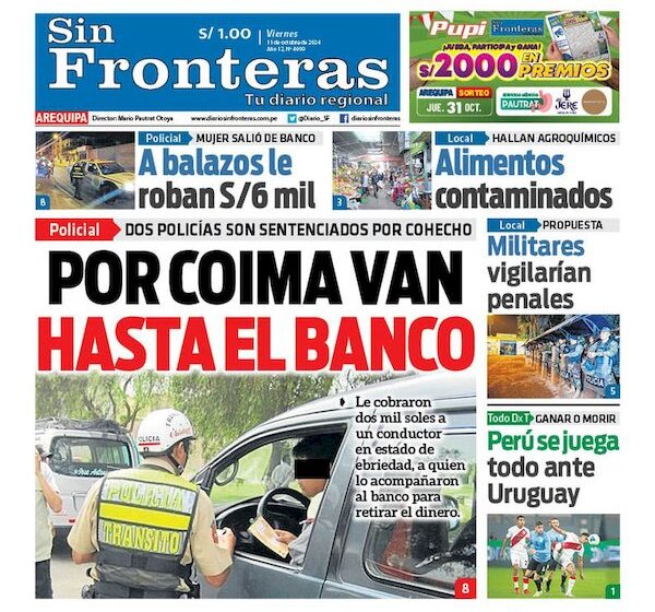 DIARIO SIN FRONTERAS AREQUIPA