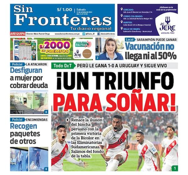 DIARIO SIN FRONTERAS AREQUIPA