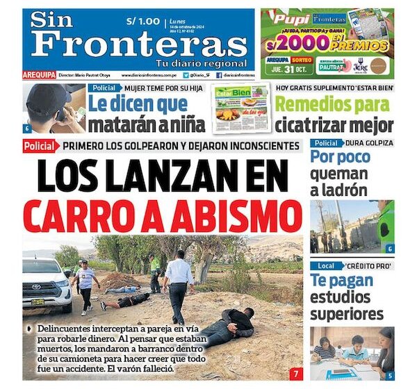 DIARIO SIN FRONTERAS AREQUIPA