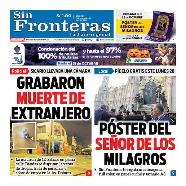 DIARIO SIN FRONTERAS AREQUIPA