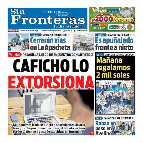 DIARIO SIN FRONTERAS AREQUIPA