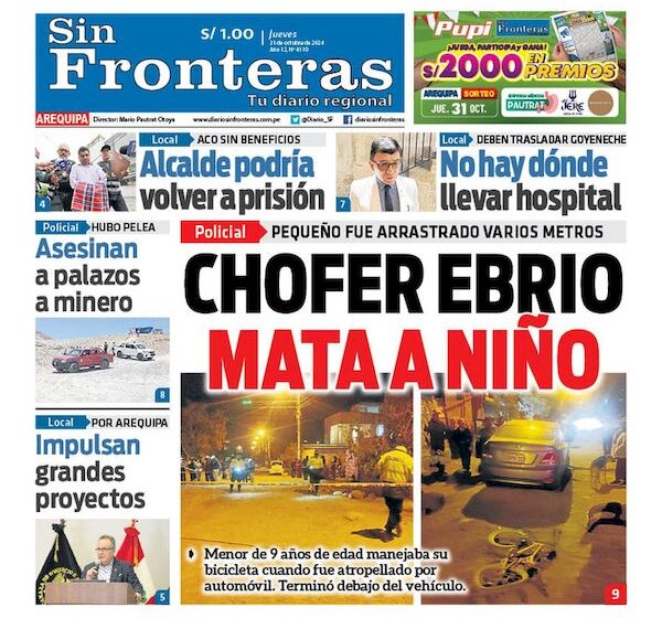  DIARIO SIN FRONTERAS AREQUIPA 31102024