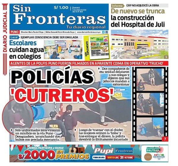  DIARIO SIN FRONTERAS PUNO 03102024