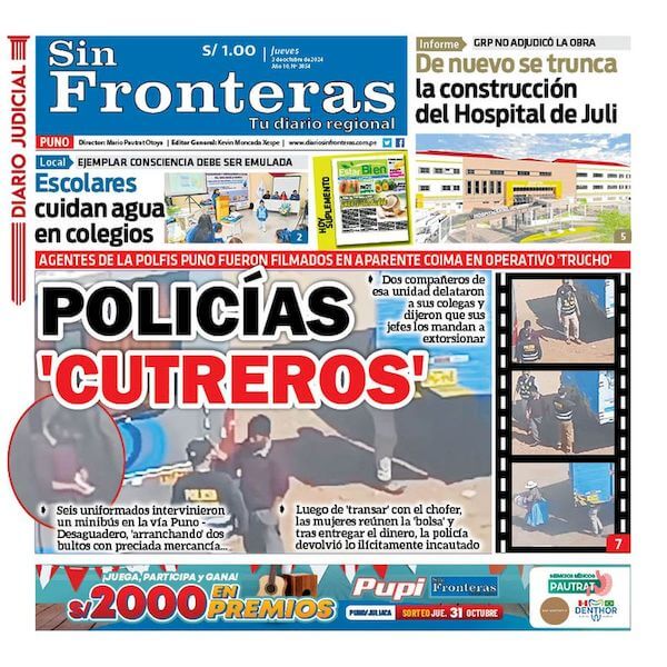 DIARIO SIN FRONTERAS PUNO