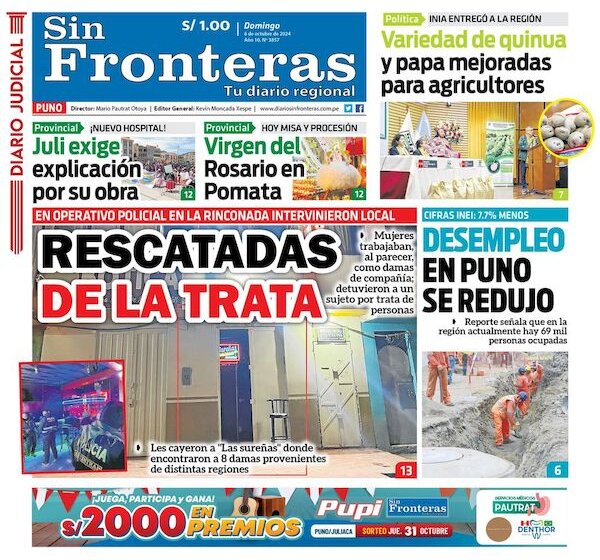 DIARIO SIN FRONTERAS PUNO