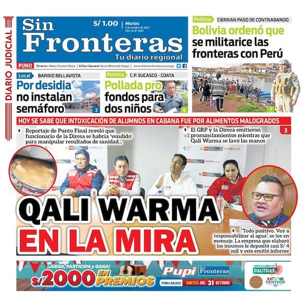 DIARIO SIN FRONTERAS PUNO