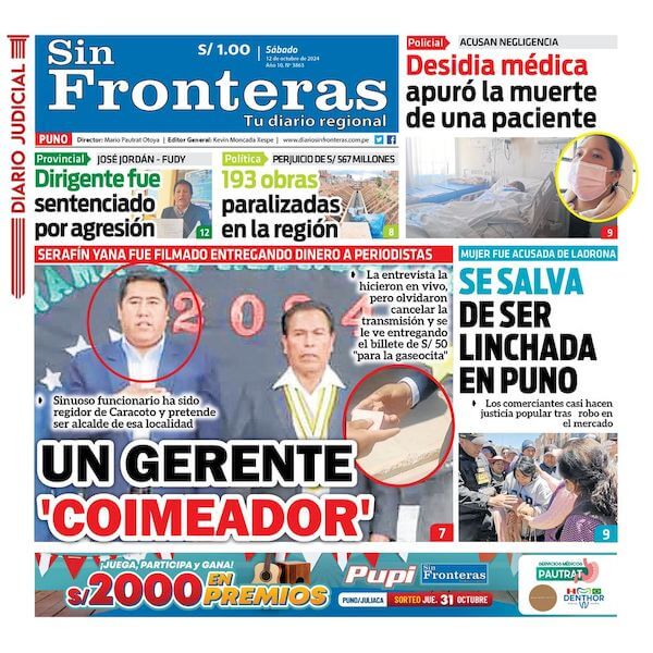 DIARIO SIN FRONTERAS PUNO